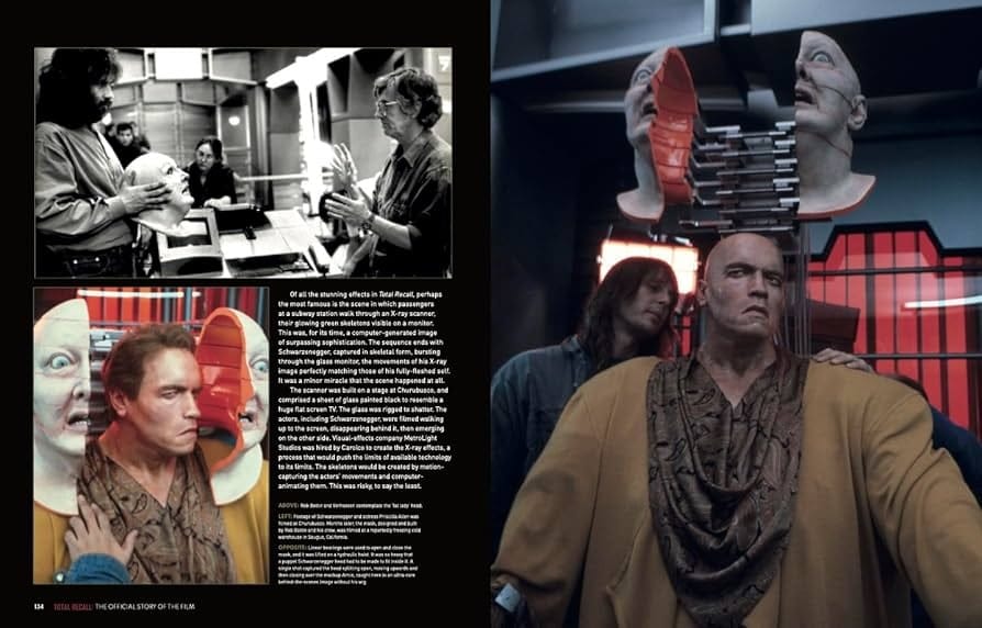 Page from Total Recall: The Official Story of the Film